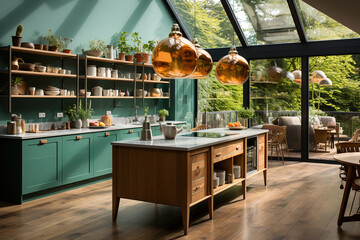 Incredible A kitchen with a ceiling with a ceiling painted with a ceiling with a ceiling