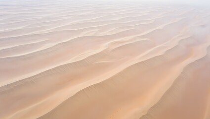 Aerial view of desert landscape sand dunes background nature travel destination arid zone