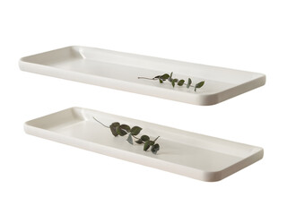 Elegant Rectangular Serving Platters Perfect for Parties  Everyday Use isolated on transparent background