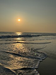 sunset a Varkala