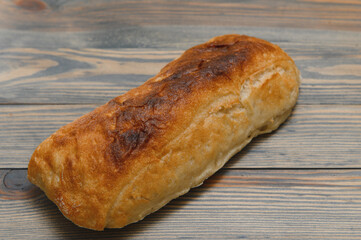 bread photo image on a wooden background, fresh bread delicious bread bread