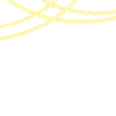 gold chain isolated on white background