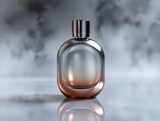 Luxury Perfume Bottle: Gradient Design, Ombre Glass, Elegant Fragrance Presentation