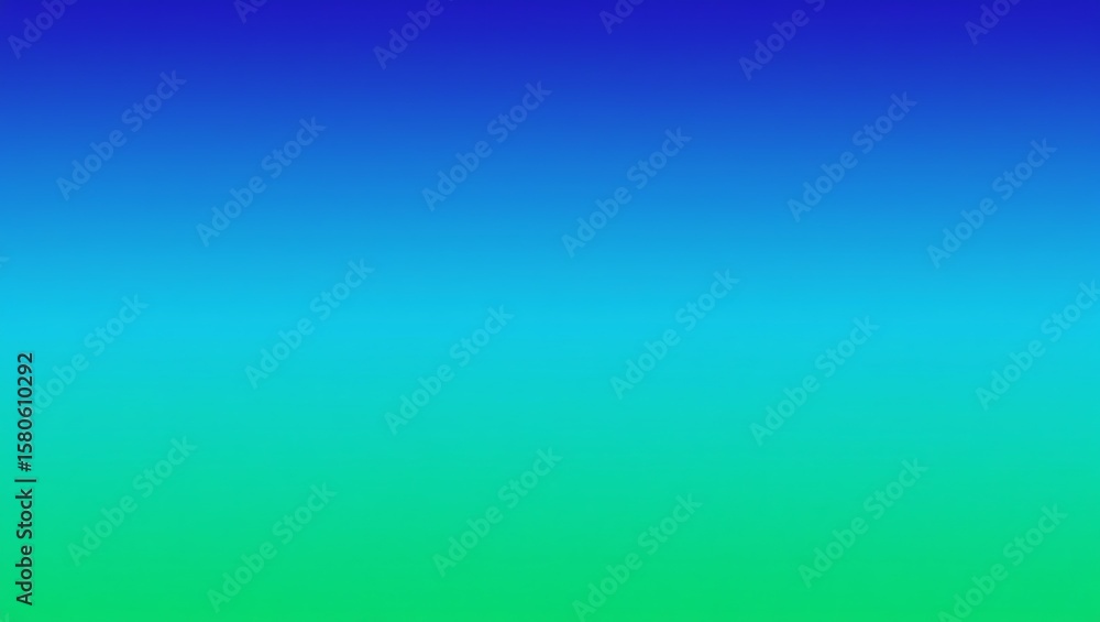 Poster a captivating blend of blues and greens creating a serene gradient effect, gradient background showc