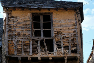 Weathered abandoned house in Galicia, Spain