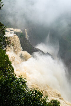 Barron Falls in full flow after a cyclonic rains,