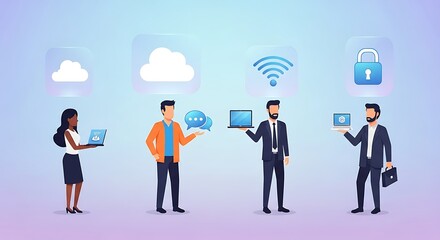 Strategic Business Meeting Team Discussing Growth and Future Success in Modern Office