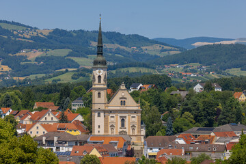 Pischelsdorf, Kirche, Altstadt, Landschaftsidyll.