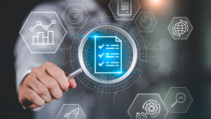 auditing documents ,business document evaluation process ,evaluation ,Auditing and evaluating the...
