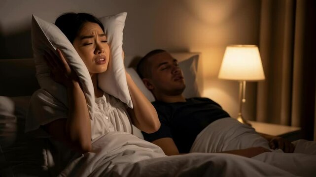 Late night disruption bedroom emotional conflict intimate space close-up view relationship struggles