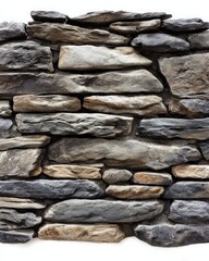 Rustic stone wall texture.  Shades of gray, brown, and beige.