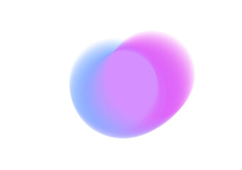 Blue orange green yellow gradient shape isolated PNG. Transparent trendy overlay on soft blurry background with smooth glowing flow for modern poster, header or design element