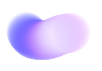 Blue orange green yellow gradient shape isolated PNG. Transparent trendy overlay on soft blurry background with smooth glowing flow for modern poster, header or design element