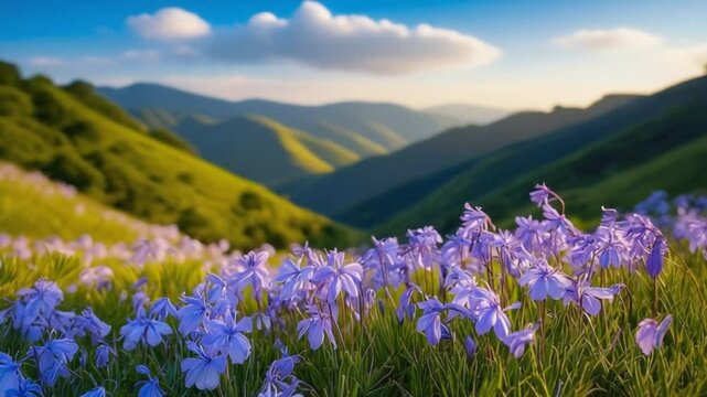 kurinji flowers bloom ooty botanical gardens purple blue petals green hills indian landscape video