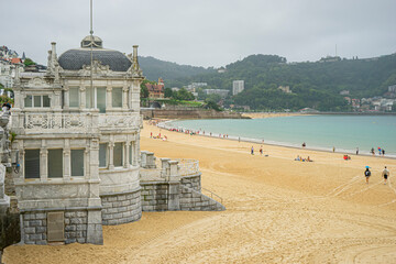 Beachfront Architecture in San Sebastian, Spain