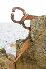 El Peine del Viento Sculpture in San Sebastián, Spain