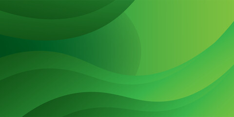 Abstract green wavy background. Vector EPS 10