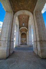 Exploring the majestic architecture of the 18th century Royal Palace in Aranjuez, Spain through...