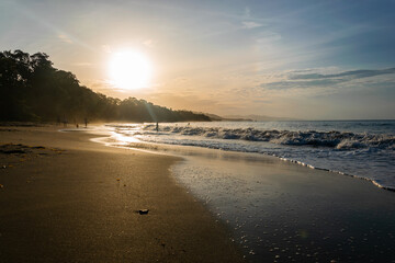 Memorable beach sunset
