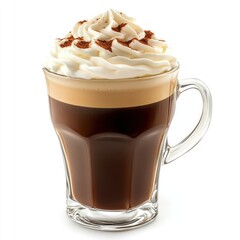 Irish coffee beverage cream drink.