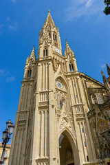 Buen Pastor Cathedral in the city of San Sebastian, Basque Country, Spain.