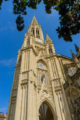 Buen Pastor Cathedral in the city of San Sebastian, Basque Country, Spain.