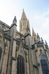 Buen Pastor Cathedral in the city of San Sebastian, Basque Country, Spain.
