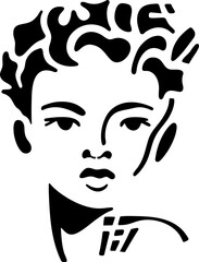 Girl Portrait Abstract Illustration