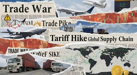 creative tariff background 