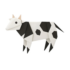 origami paper cow