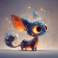 The generated image. The fairy-tale character is a celestial elemental	