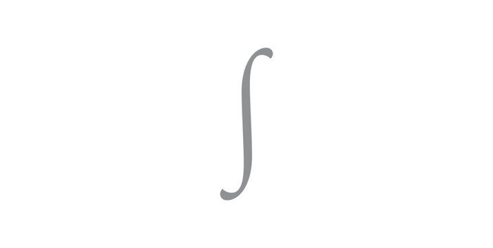 Integral Symbol in Mathematics. Math Sings