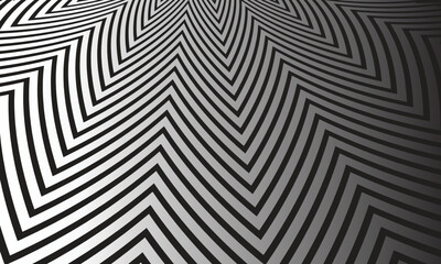  simple abstract black colour horizontal zig zag upper sell line pattern with gradient background