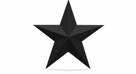 Obraz premium Black Star Icons Collection