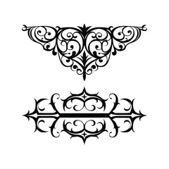 detailed victorian ornament with vintage elegance