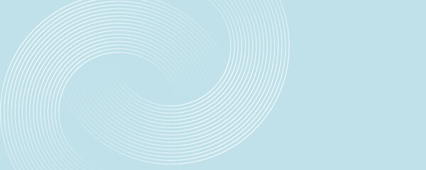 Fototapeta premium Modern abstract background. Glossy white gradient circle lines. Minimal geometric pattern. Simple graphic elements. Futuristic concept. Suitable for cover, poster, banner, brochure, eps10.