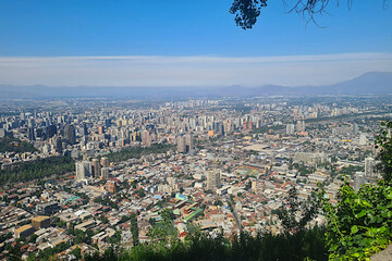 City viewpoint in Chile