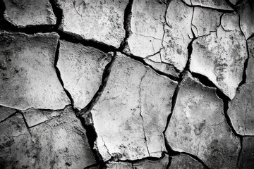 Urban grunge cracked concrete wall texture