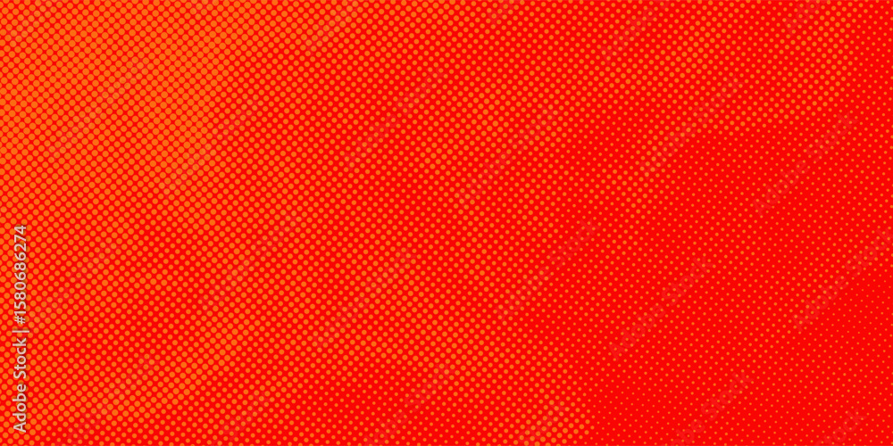 Aufkleber dots halftone orange color pattern gradient texture with technology digital background. dots pop art