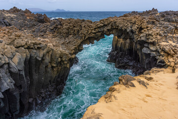 Arcos de los Caletones, La Graciosa, Canary Islands