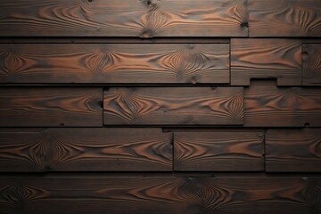 Dark brown wood planks texture background wooden wall surface paneling hardwood material for design 3d 