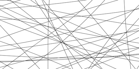 Random geometric line pattern on a transparent background. Random line low poly pattern. abstract seamless line vector. Random chaotic lines abstract geometric patterns of modern design.