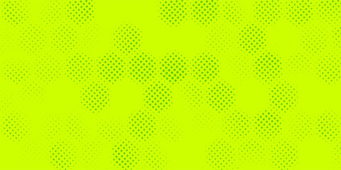Dots halftone yellow green color pattern gradient texture background.