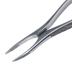Precision Surgical Instrument: A meticulously crafted surgical instrument, the elegant pincers, gleaming with clinical precision. Perfectly suited for medical professionals.