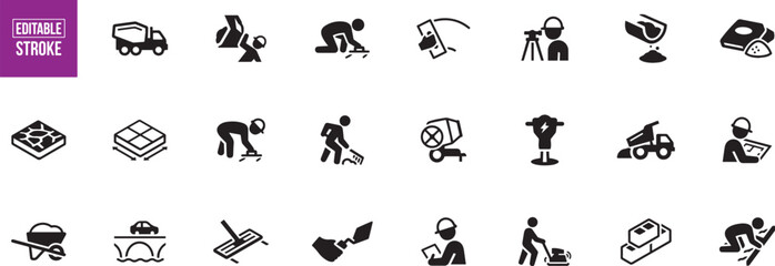 Fishing & Outdoor Icon Set &ndash; Fishing, Rod, Catching Fish, Lake Activity, Outdoor Hobby, Fisherman, Nature Icon, Relaxation