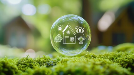 Eco-Friendly Smart Home Concept: A Sustainable Future in Nature's Embrace