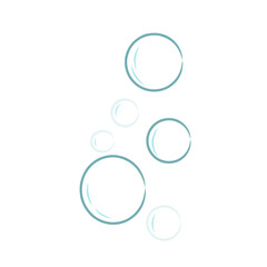 soap bubbles vector illustration