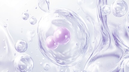 Microscopic Cellular Structures: A Visual Representation of Life's Beginnings