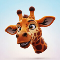 an icon of ha head of a furry giraffe