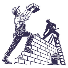 Businessman and sportswoman cartoon vector illustration in the city
